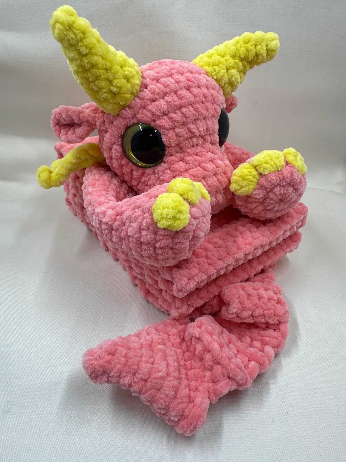 Dragon Scarf Pink